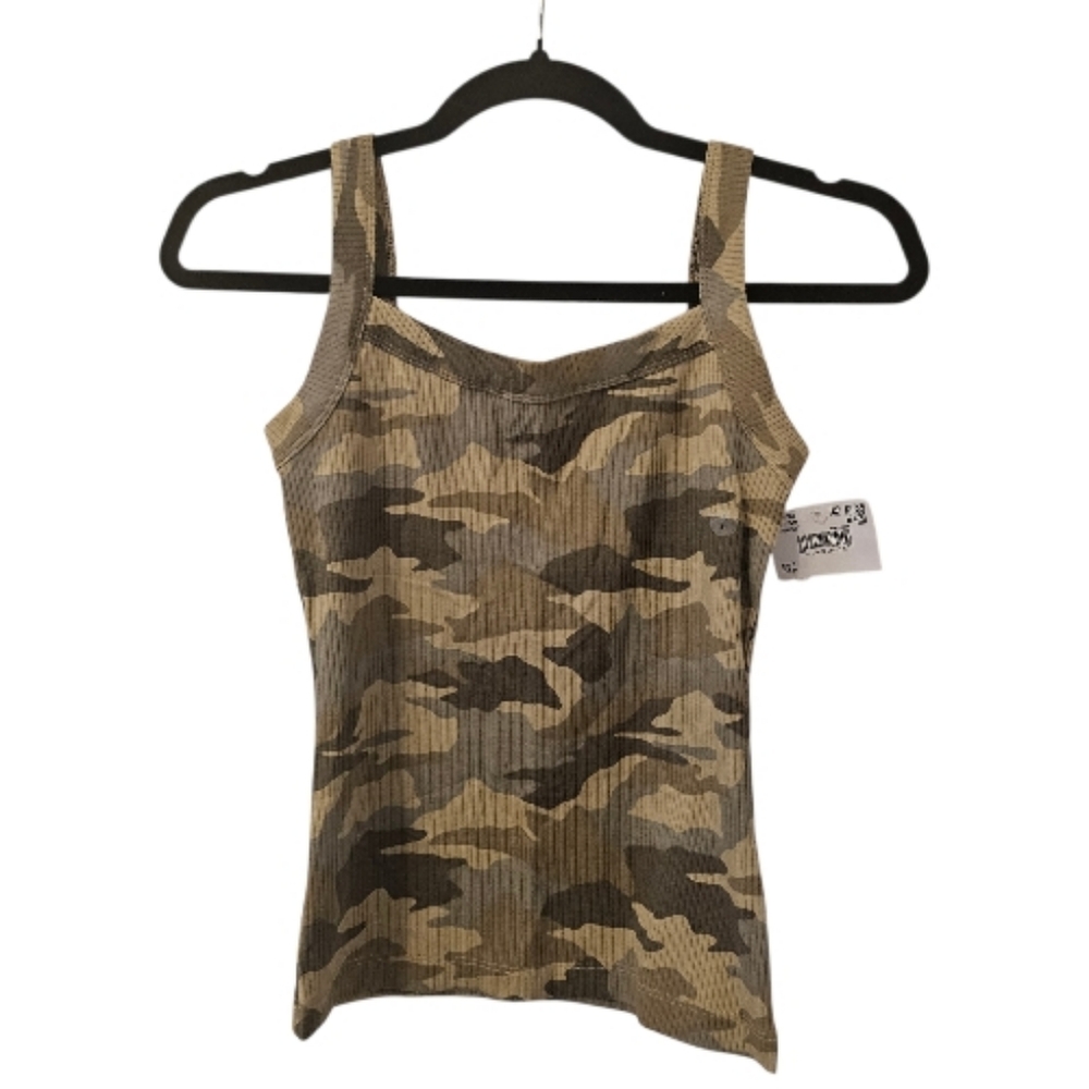 Green American Eagle Outfitters Women's Daily Fave Camo Tank Top